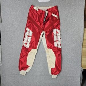 VINTAGE AXO SF 135 Men Pants 36 Red Colorblock Motocross HYDRO-NYL 490 Finland